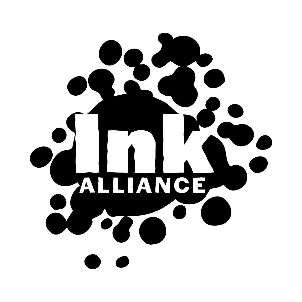 Ink Alliance Logo white with colors